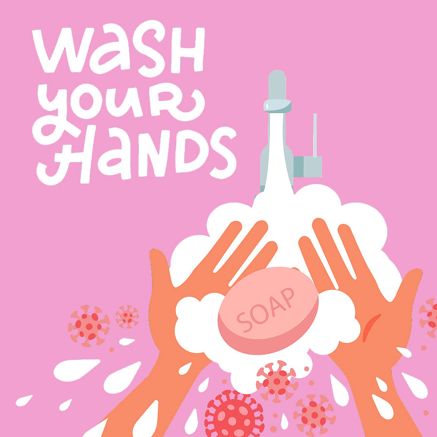 Wash your hands graphic