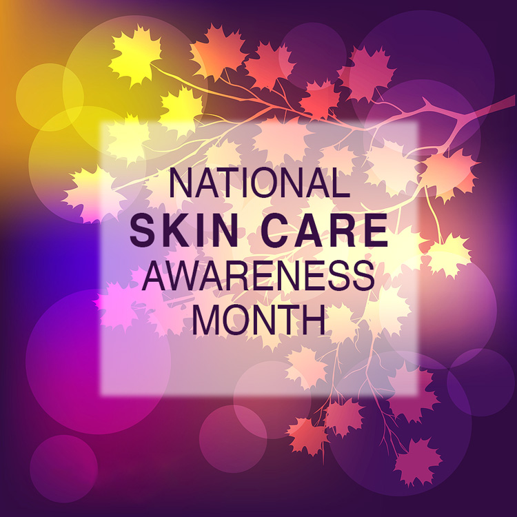 National skin care awareness month graphic