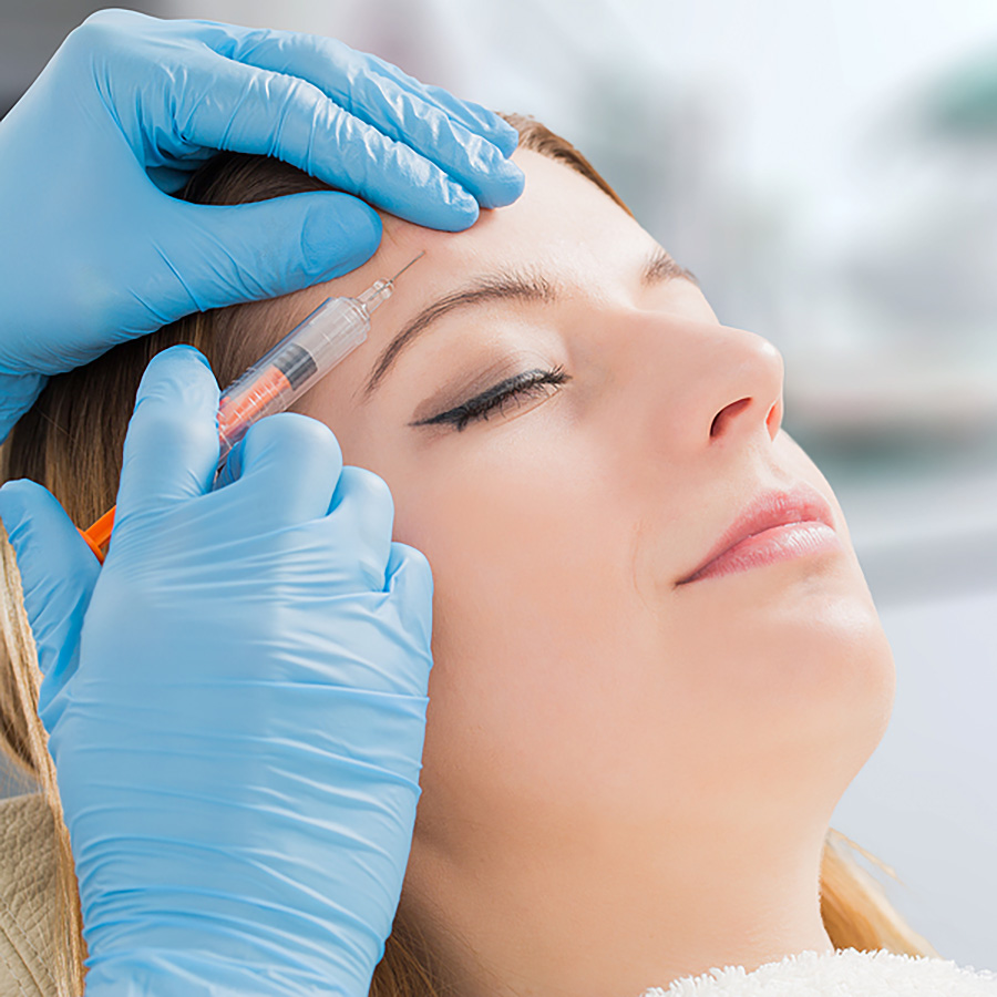 Facial injectable at Chicago Nima Skin Institute