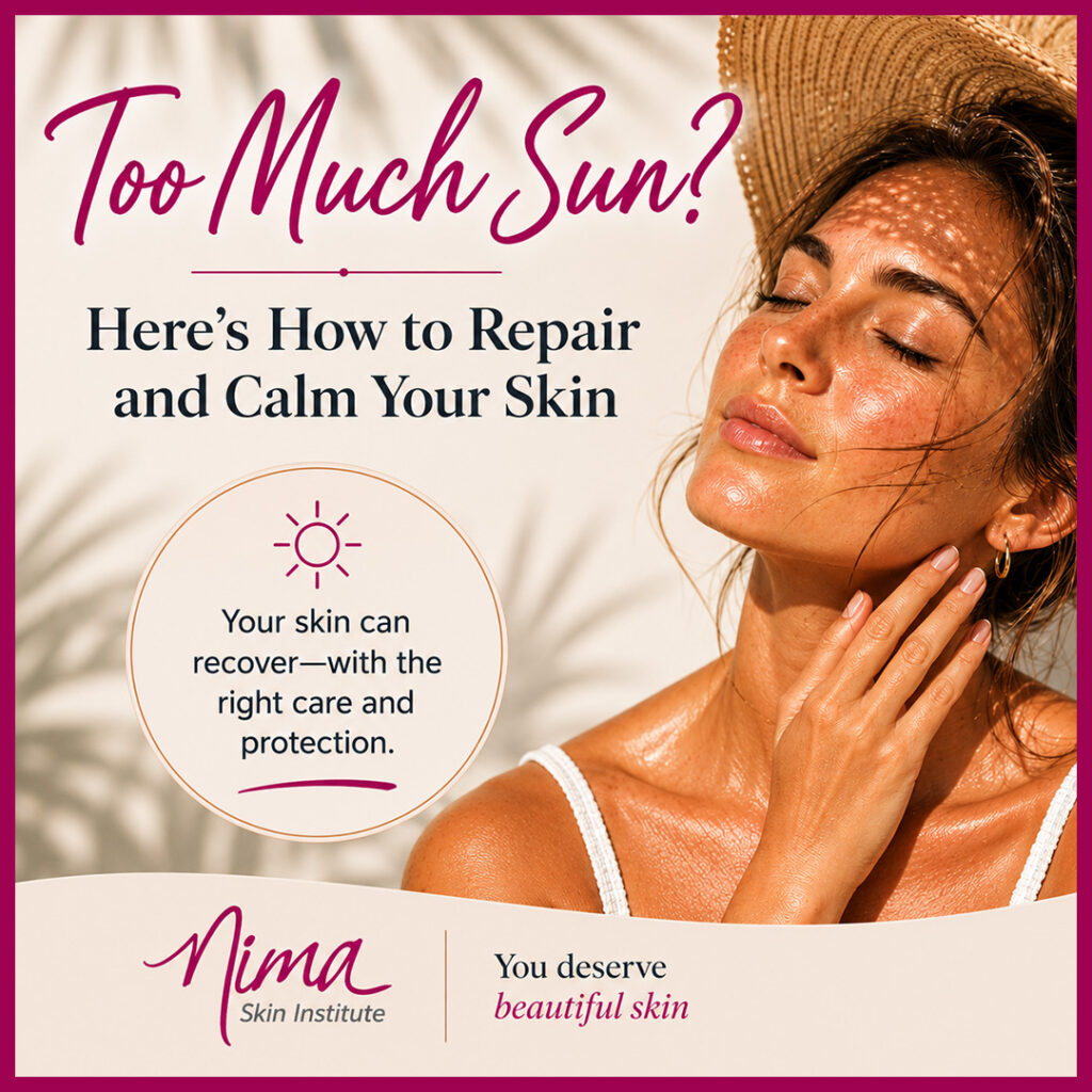Repair and calm su-exposed skin graphic